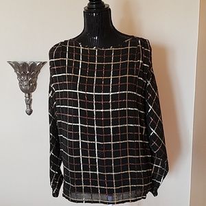 Vintage dolman sleeve blouse